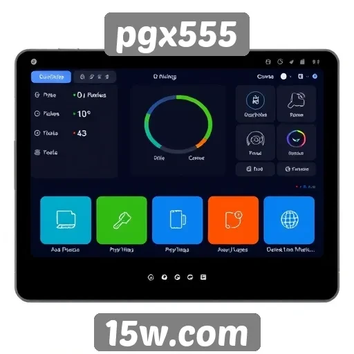 Interface do pgx555 é amigável e intuitiva