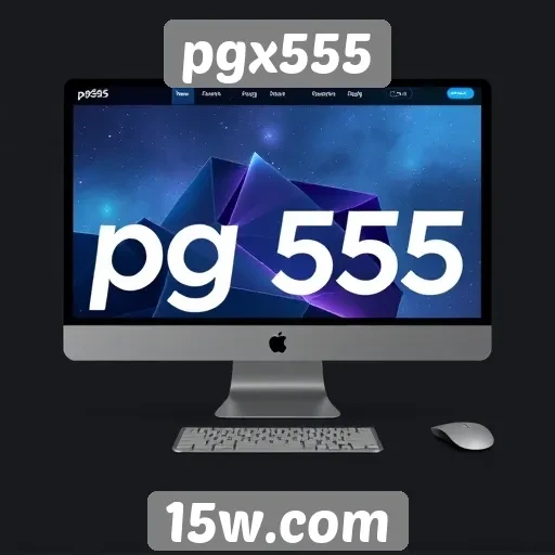 Acessibilidade e interface do site pgx555 em análise